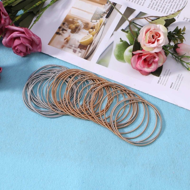 Draad Diameter 1.7Mm Lente-Coated Gold Draad Armband Kan Worden Aangescherpt Schroef Hoofd Kan Open De Staaldraad lente Armband