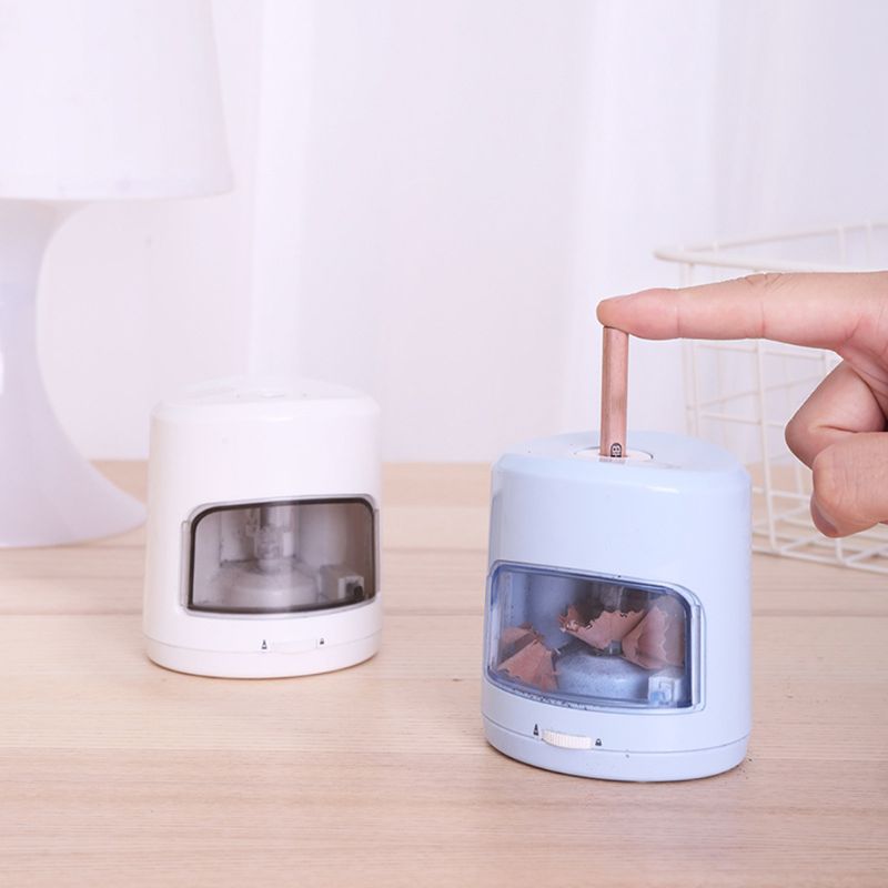 Electric Automatic Pencil Sharpener Battery Operated Office School Supplies Kids Student Children