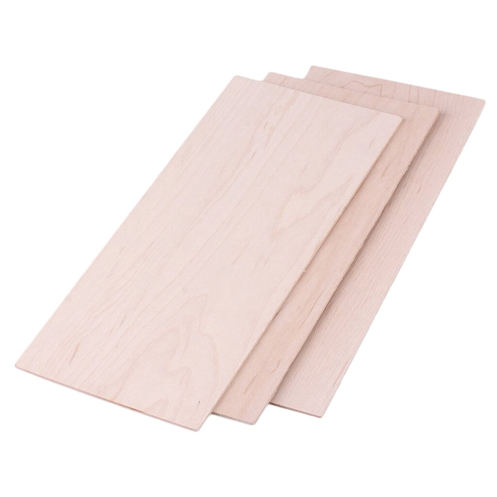 Tooyful 3 stk. lønnetre gitartopp finér hodeplate hodestokk luthier tonewood gjør-det-selv til akustisk klassisk gitarbygging lønnetre