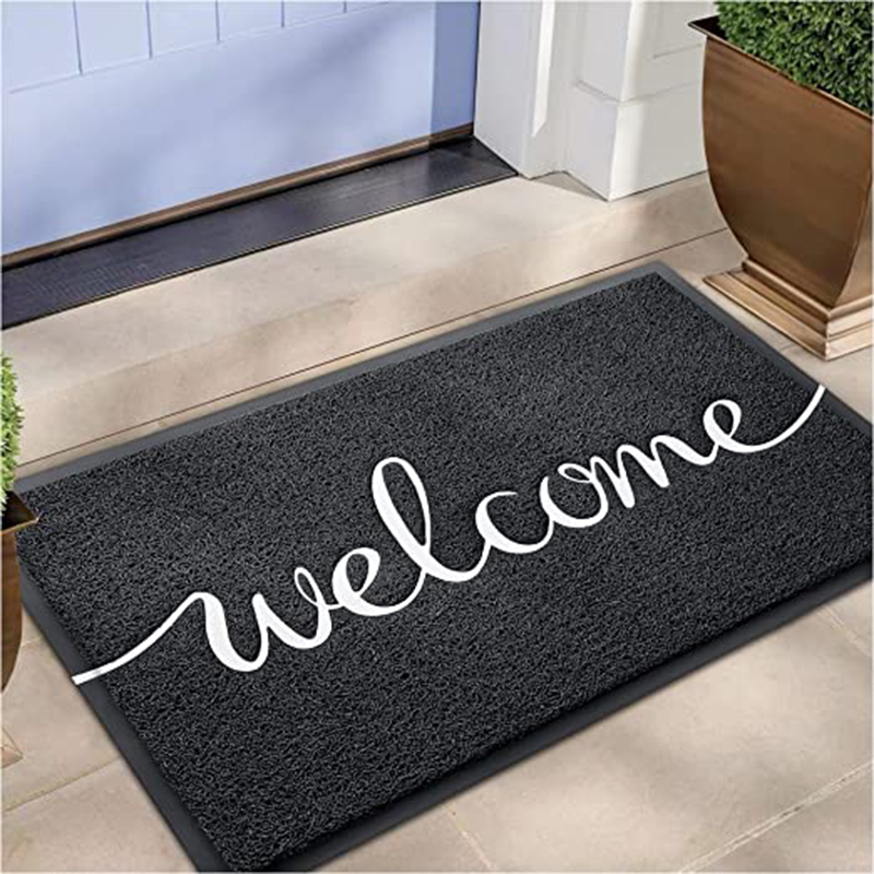 Hei utendørs velkomstmatte utendørs/innendørs inngang dørmatte teppe hjem inngang utendørs matte veranda list 30 " x17.5 ", hjemmetepper