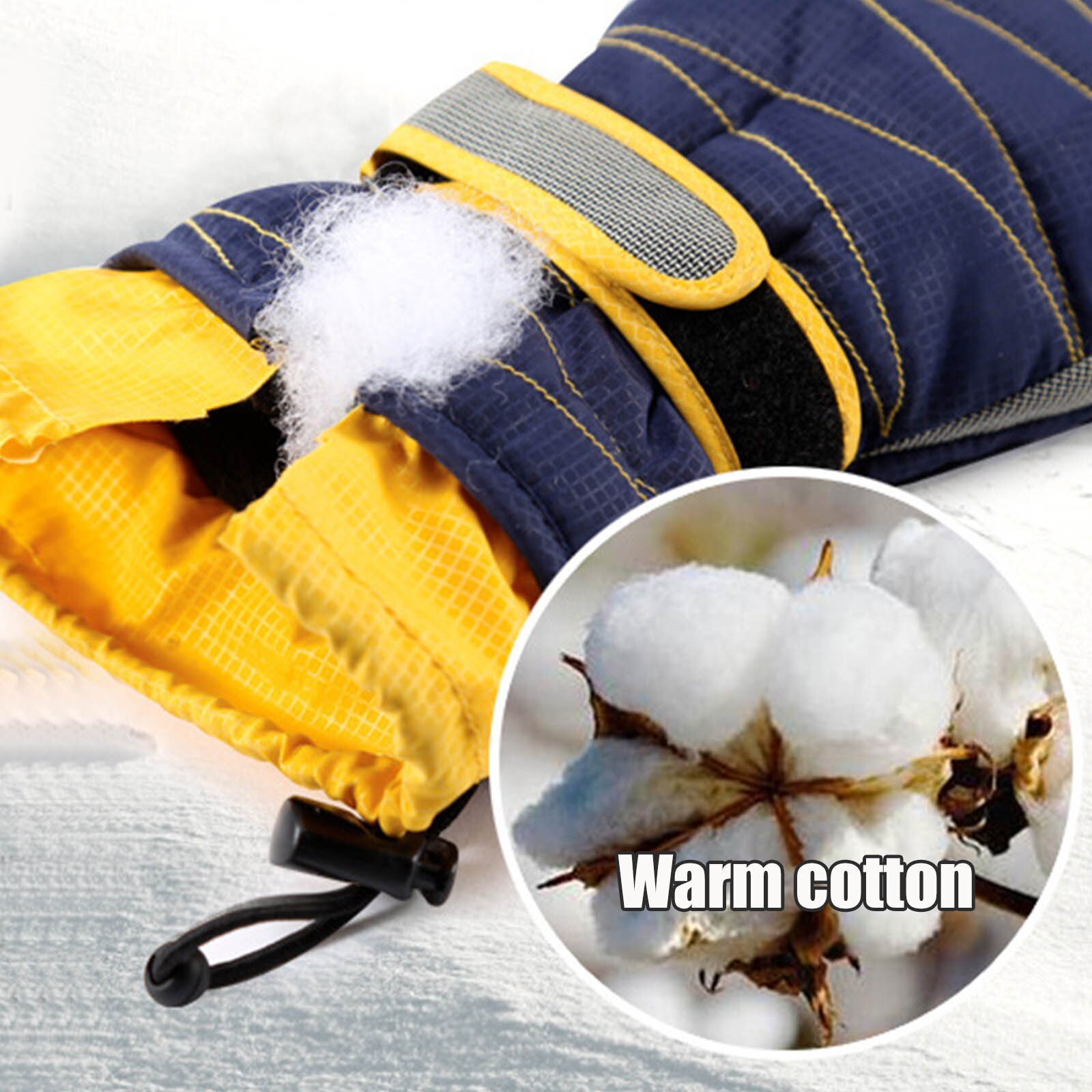 Unisex Winter Tech Windproof Waterproof Gloves Snow Work Ski Glove Windproof Warm Hands in Cold Weather