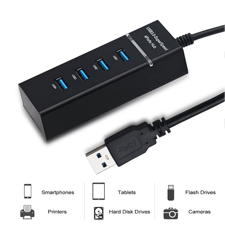 Für PS4/PS4 Dünne/PS4 Pro/Computer Laptop PC High Speed 3,0 Daten USB HUB Kabel Adapter