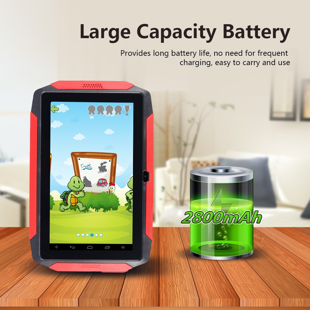 Kids Tablet 7 inch Study Tablet Learn And Entertainment 8GB Storage WiFi/BT Built In Andorid 4.4 EU Plug toy for kids