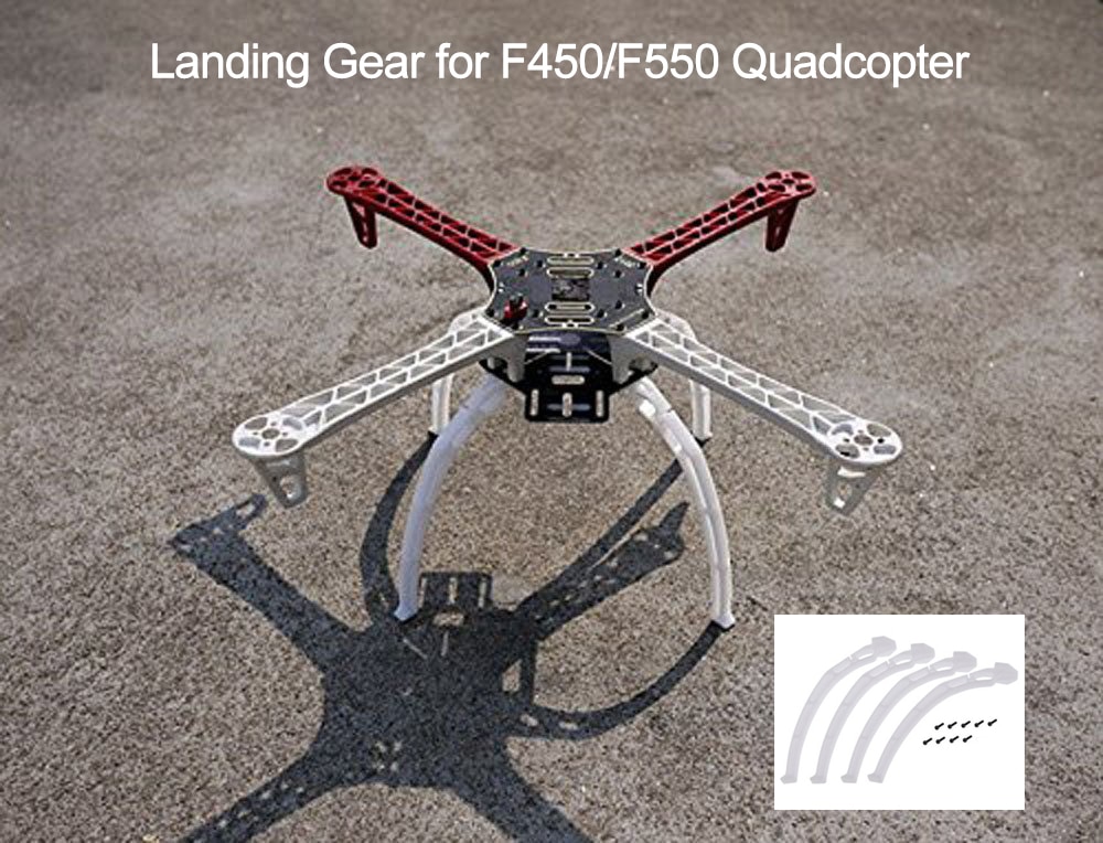 Hoge Landingsgestel Kit Hoogte Extender Been Voor DJI F450 F550 Drone Frame Kit DIY FPV Quadcopter Landing Gear Skid wielen Statief