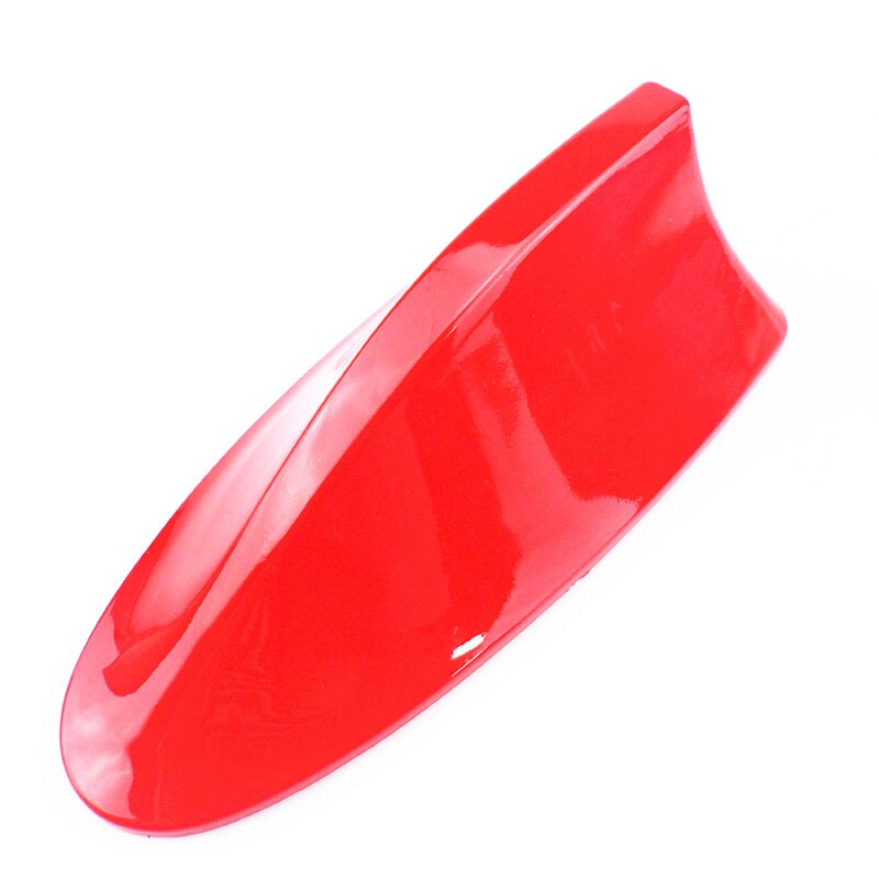 Antena do carro telhado barbatana de tubarão antena universal para skoda octavia fabia rápido excelente yeti roomster: Red