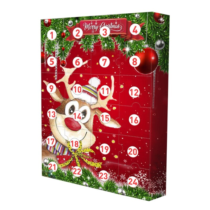 24 szt. Różne ozdoby choinkowe odliczanie kalendarz adwentowy DIY miniatura