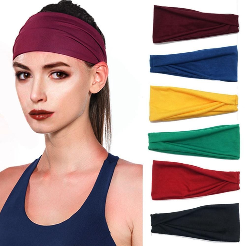 Women's absorbent accessories for running, outdoor yoga, hair bands, athletes' sweatbands, sports sweatbands, cycling headbands