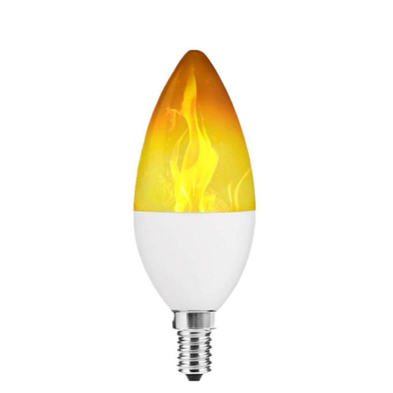 LED Feuer Licht E14 E27 B22 Kerze Lampe 5W 4 Modi Beleuchtung LED Flamme Flackern Lampe Wohnzimmer Weihnachten atmosphäbetreffend Lampe Wohnkultur: Typ A / E14(85-265V)