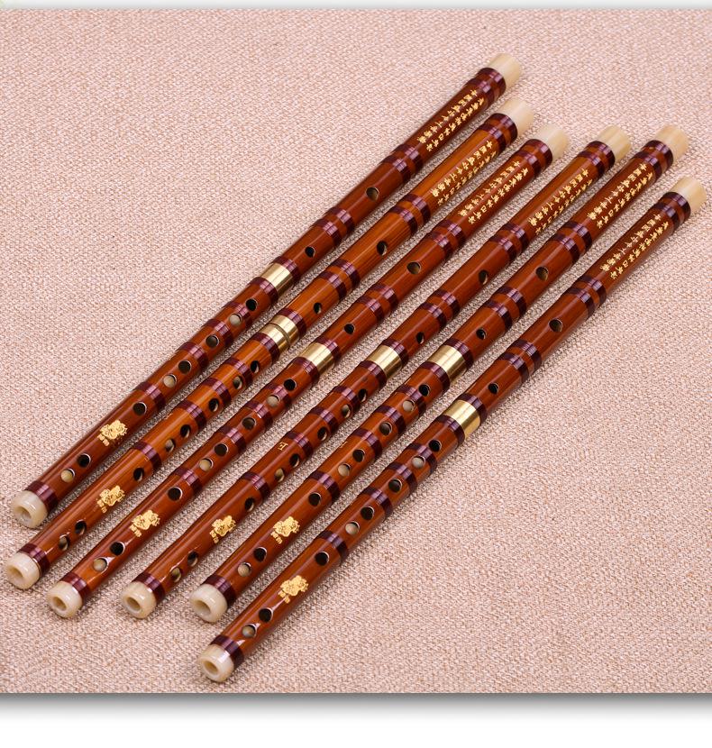 Kinesisk traditionelt musikinstrument fløjte begyndere, der spiller bambusinstrumenter send film fudie adu: G tone