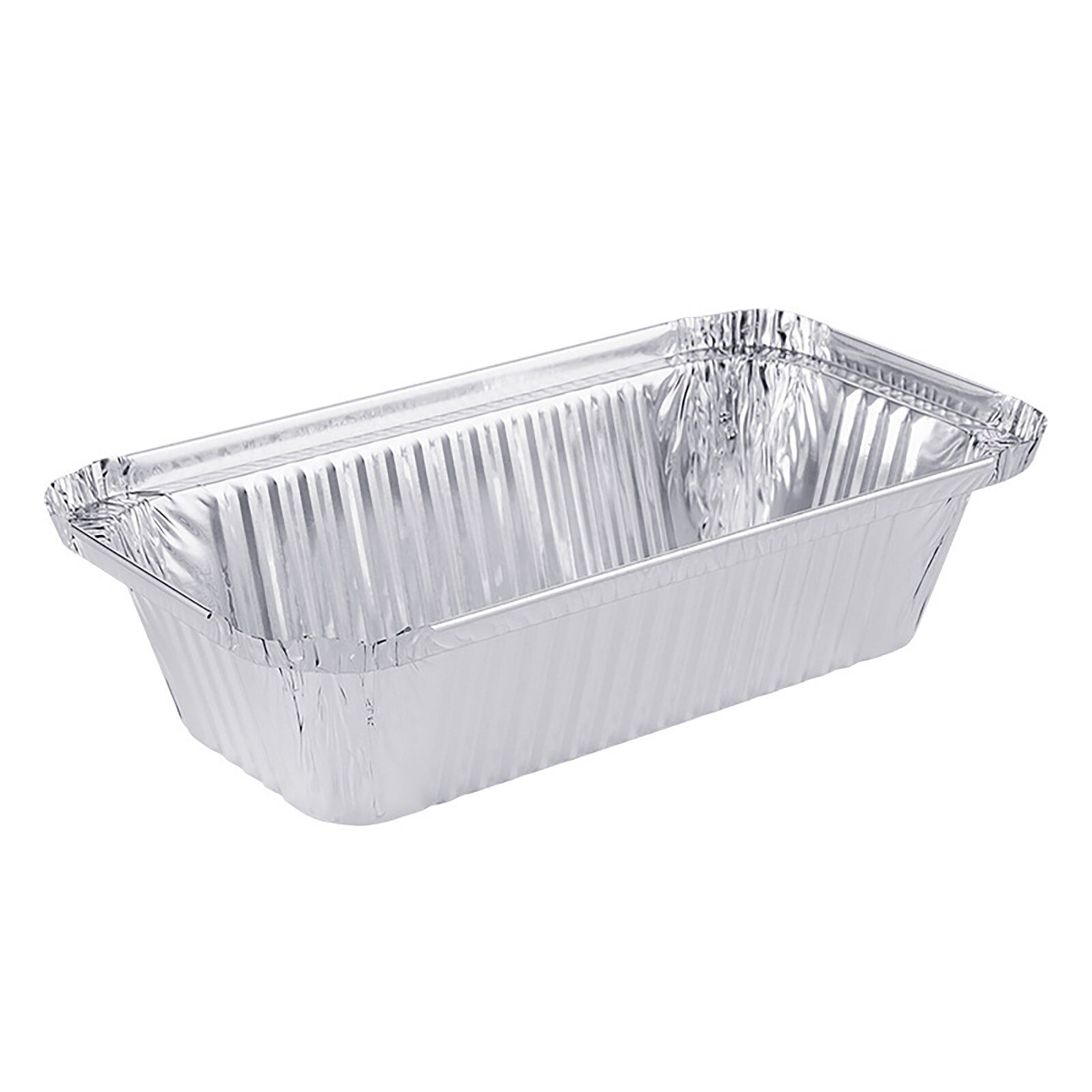 20PCS Disposable BBQ Drip Pan Non-stick Aluminium Foil Box Heat-resistant BBQ Tin Tray Disposable Food Containers Outdoor