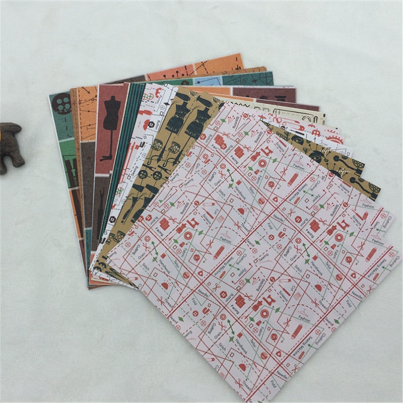 24 Sheets Scrapbook Paper Craft DIY Origami Art Card Making Photo Album Scrapbooking Paper Pad