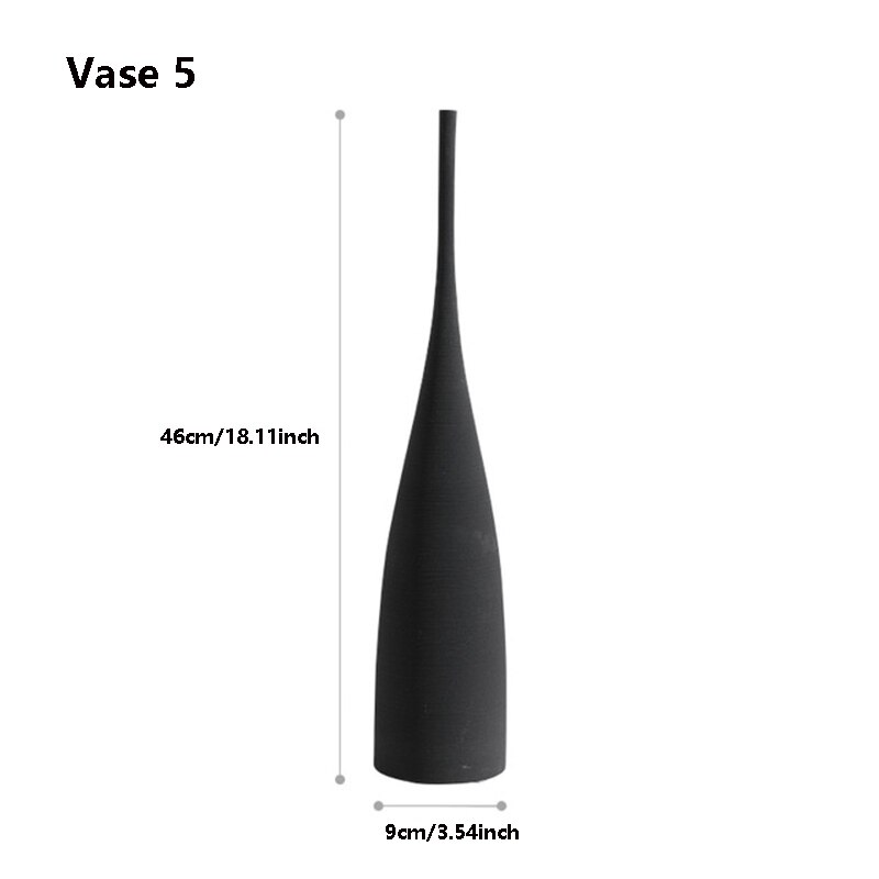 Eenvoudige Nordic Stijl Vazen, Handgemaakte Kunst Zen Vazen, Hoge Luxe Nachtkastje Restaurant Decoraties, Anniversary: Vase5