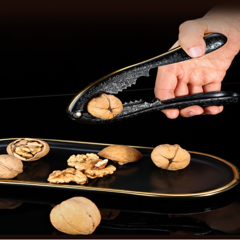 Nogal Clip tuerca Cracker utensilios de cocina herramienta nogal desgranadora abridor alicates de Metal abridor cocina Cascanueces vegetal herramientas herramienta