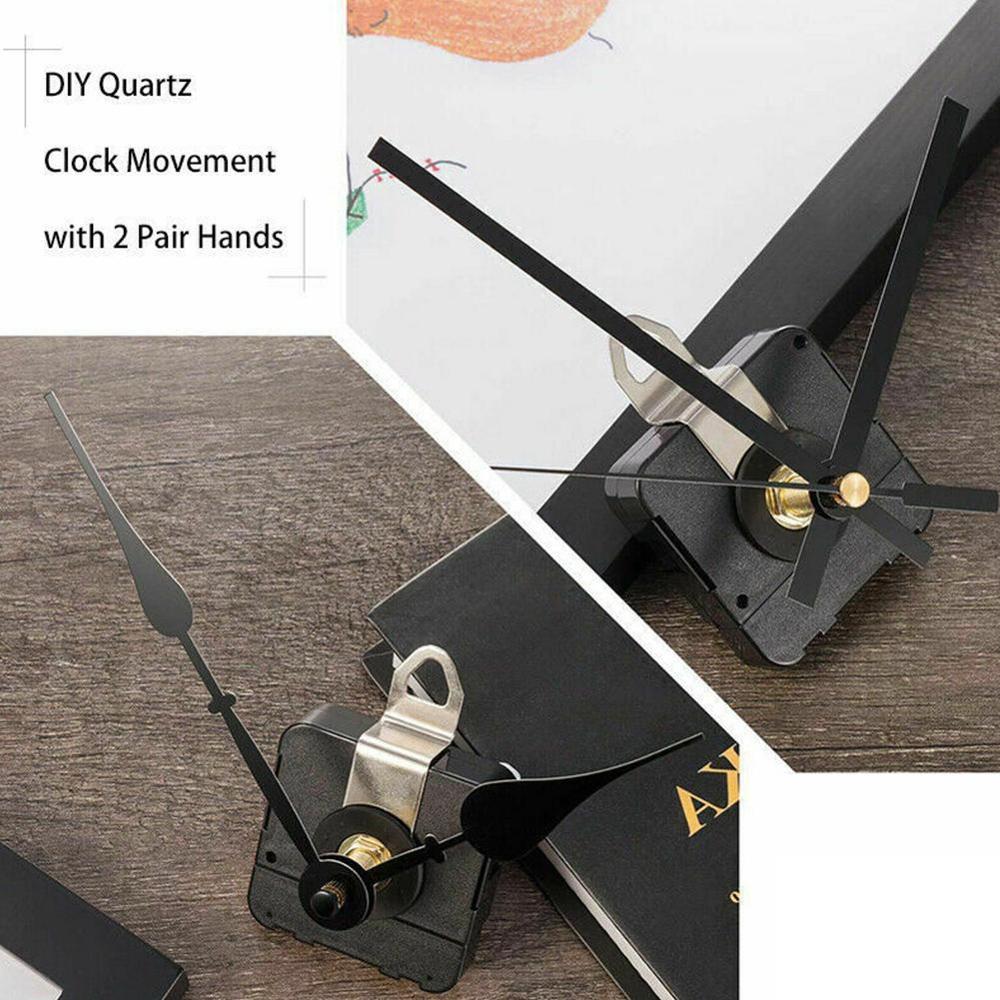 Pendel kvarts klocka rörelse mekanism -diy reparation reparation 2 par för diy ersättning klocka pendel och händer med delar  y0 o 3