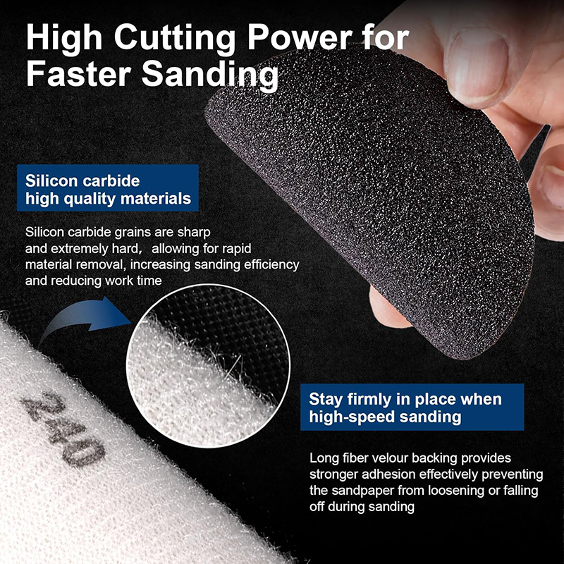 50 Pcs 3 Inch 75mm Sanding Discs Wet/Dry Hook and Loop Sandpaper Assortment 60 To 10000 Grits Abrasive Grinding Disc Polishing