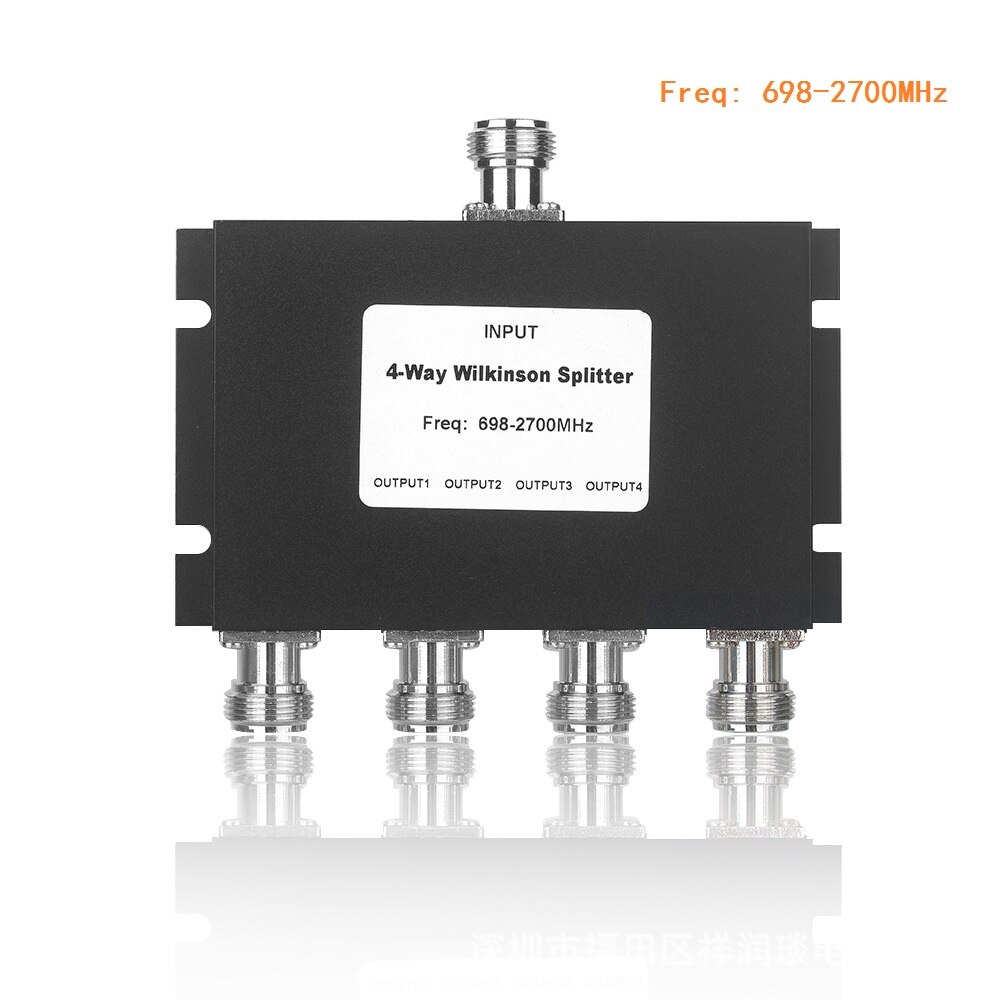 Séparateur de puissance 2.4G séparateur de puissance 698-2700MHZ séparateur de signal 2.5G pour booster de signal de Communication/talkie-walkie: 4 way