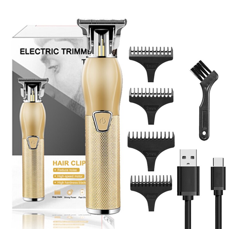 Usb Elektrische Tondeuse Oplaadbare Scheerapparaat Baard Trimmer Professionele Mannen Haar Snijmachine Baard Kapper Hair Cut