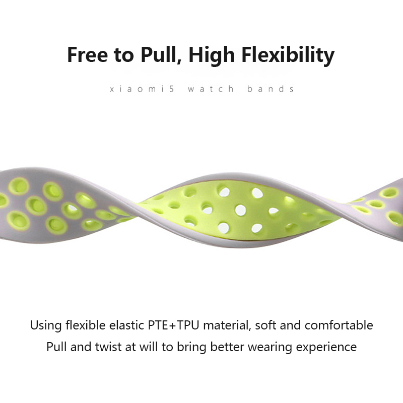 Pulseira para mi band 5, pulseira de relógio inteligente anti-suor para esportes correia de silicone,