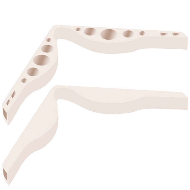 Wiederverwendbare Silikon Maske Halterung Clip Nase Brücke Silikon Halterung Anti-Beschlagen Brille Maske Zubehör Anti-Leckage Nase Pad: 01