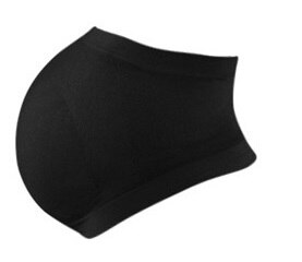 Inflexibel Comfortabele Abnominal Riem in Ademende Stof voor Zwangere Vrouwen voor De Bevalling: L / Black