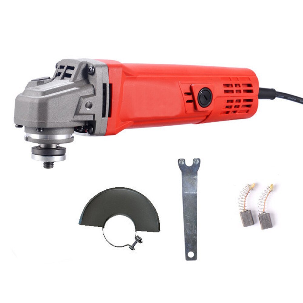 EU 220V 670W 100mm Handheld Electric Angle Grinder Speed Regulating Grinding Machine for Metal Wood Polishing Cutting