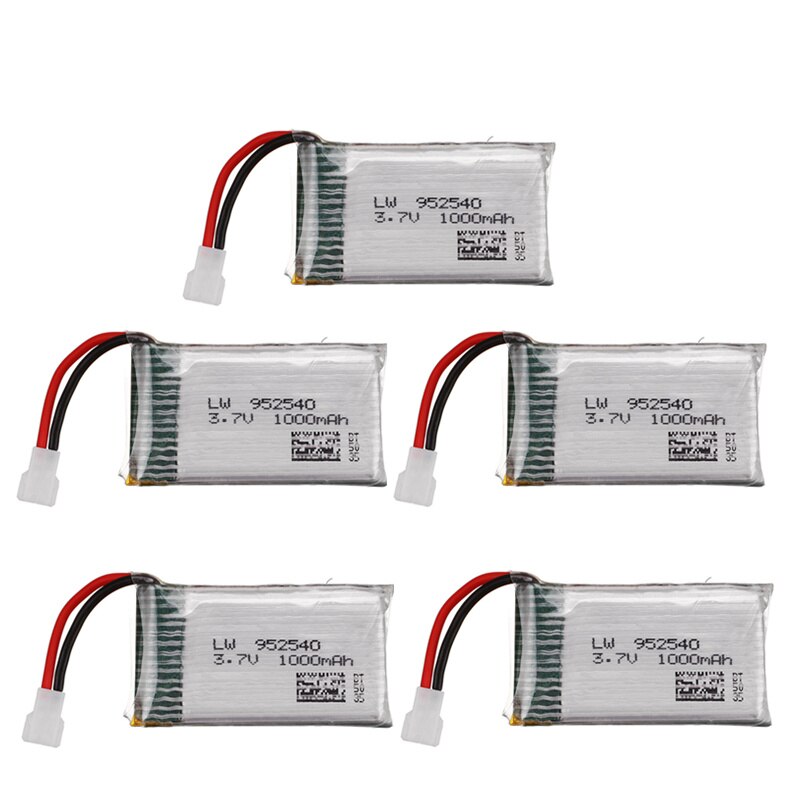 1000mAh 3,7 v lipo Batterie Ladegerät für KY601S SYMA X5 X5S X5C X5SC X5SH X5SW M18 H5P HQ898 K60 HQ-905 CX30 akku: 5Batterie