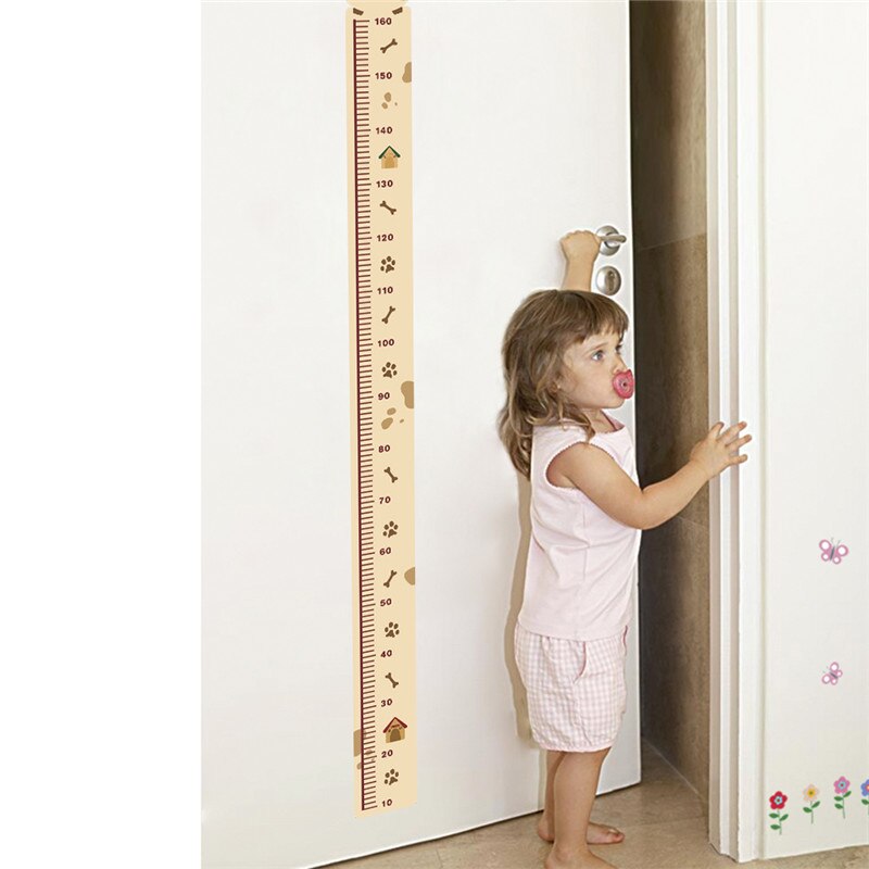 Toise pour enfants - Autocollant mural animaux de forêt - Décoration de