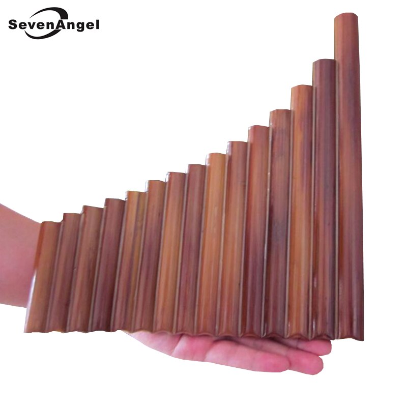 15 rør håndlavet bambus panfløjte g nøgle træblæser musikinstrument flauta xiao venstre og højre håndrør fløjte med dizi taske