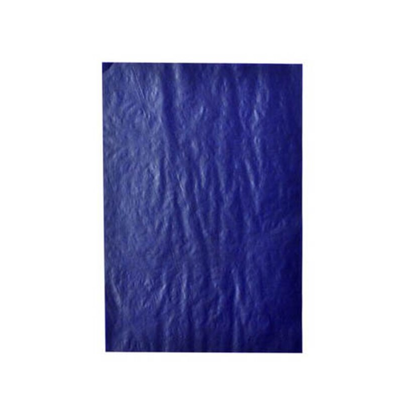 Dl 9378 dobbeltsidet blåt carbon duplekspapir 8k store kopier  (37*25.5cm)  trykt blåt papir 100 stk kontorartikler