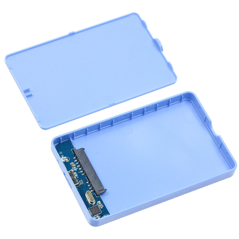 2.5 Hdd Case Usb 3.0 Ssd Externe Case 5Gbps Mobiele Harde Schijf Box Voor Laptop Blauw wit Roze Hdd Docking Station