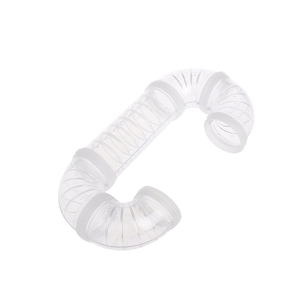 Tubos de plástico tipo U para entrenamiento, tubos de línea de tubos de plástico para entrenamiento conectado con túneles de juguete externos para animales pequeños, jaula de hámster, suministros de productos
