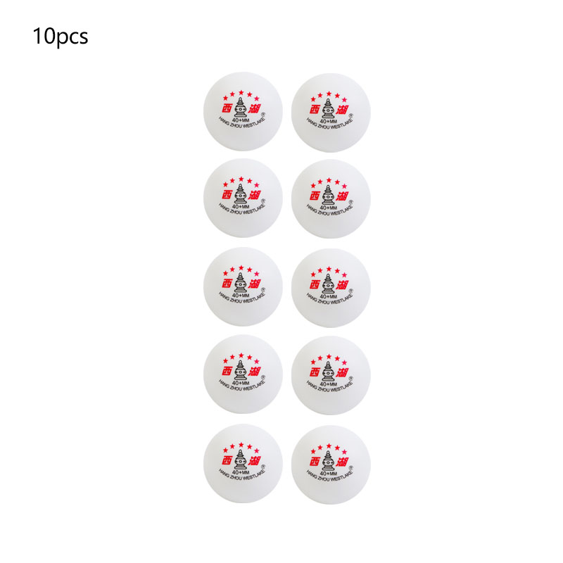 WESTLAKE 5 Star Table Tennis Balls Standard 40+mm ABS Material Ping Pong Balls for Training Amateur Game: black
