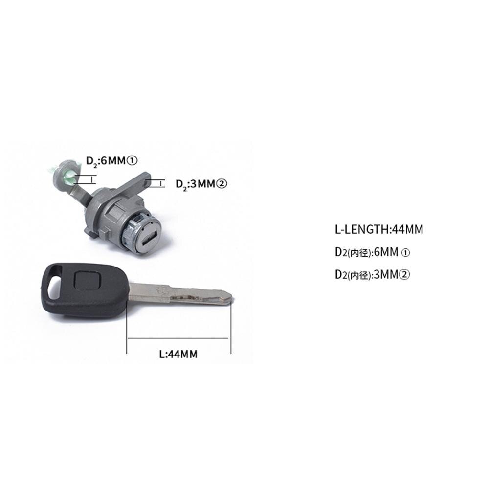For Honda Accord Left Front Door Lock Cylinder Driver's Seat Door Lock Cylinder 72181-SDA-A11