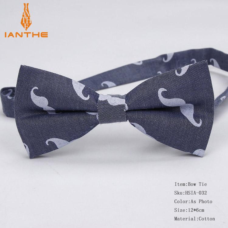 Ianthe-cravate de marié Vintage | , imprimé de moustache, avec nœud papillon, à la , pour hommes, Vestido Gravatas: IA032