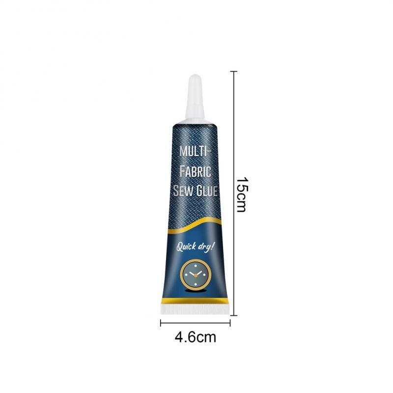 50Ml Vloeibare Instant Stof Naaien Lijm Leer Transparante Kit Secure Sneldrogende Lijm Vloeibare Naaien Ultra-Stick Stitch levert