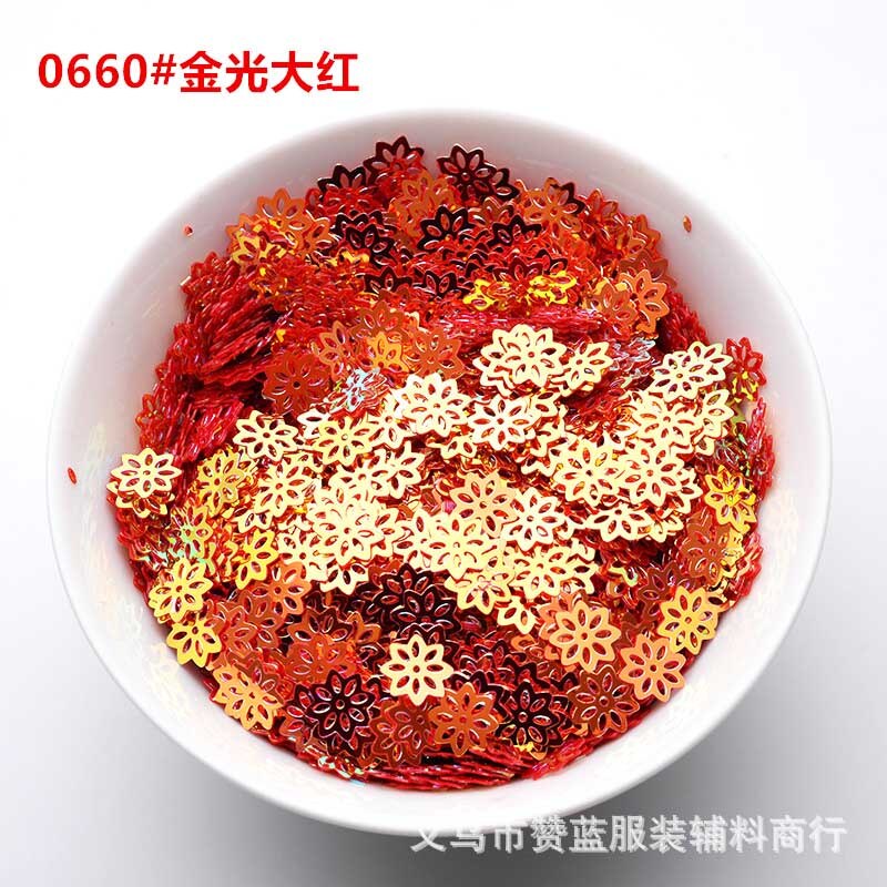 9Mm Gold Pailletten Diy Kleding Accessoires Accessoires Pailletten Wedding Christmas Party Decoratie Materialen Pailletten JJ391: 0660