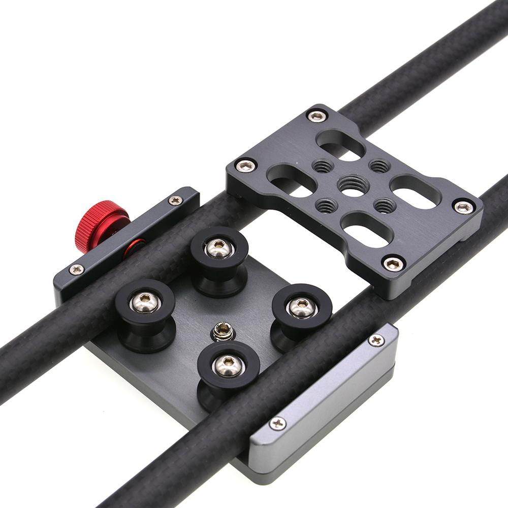 Carbon Fiber Micro Mini Camera Slider Rail Desktop Bearing-type Stabilizer Video Track Rail Voor for Tripod Smartphone Universal