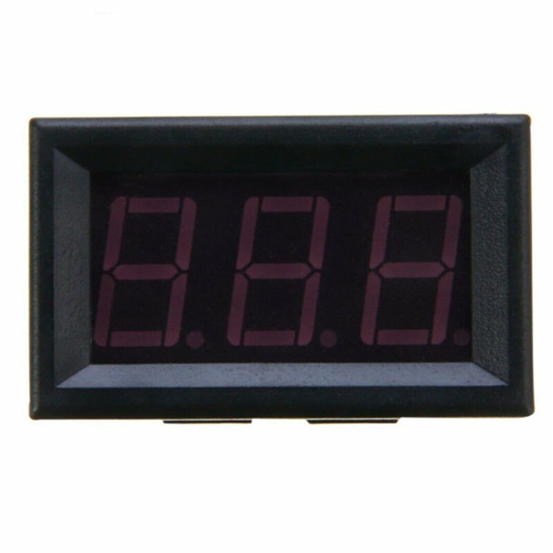 DC 12V Mini Digital LED Thermometer for Car Temperature Monitor Panel Meter Measuring Range -40-65C with Temperature Probe