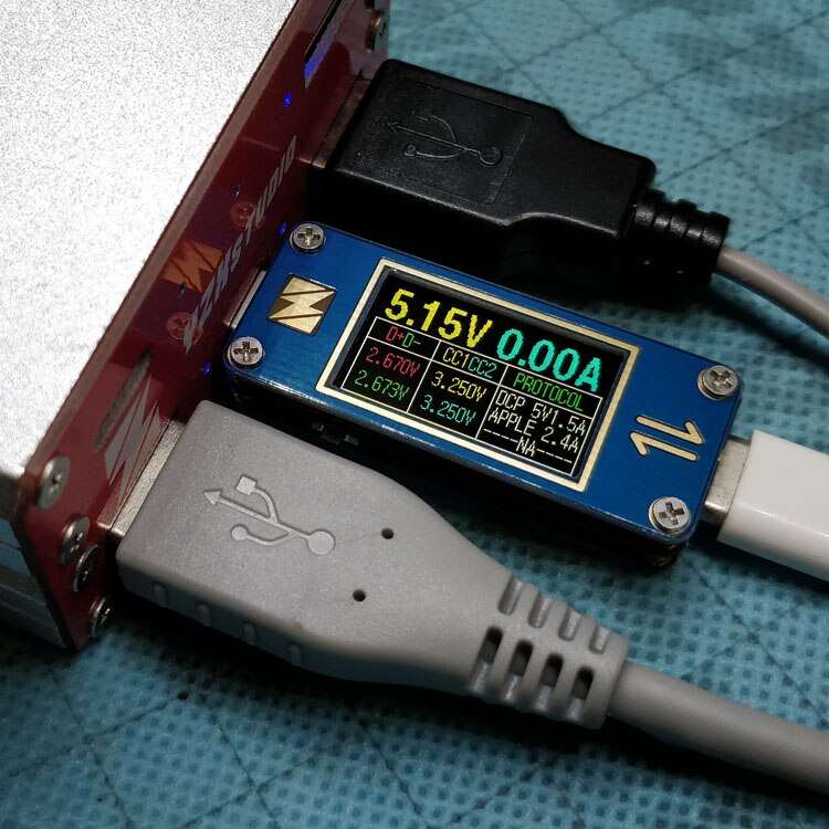 ZY1278 Precision USB-C 3.1Gen2 Type-C Bi-directional Voltage Ammeter Tester