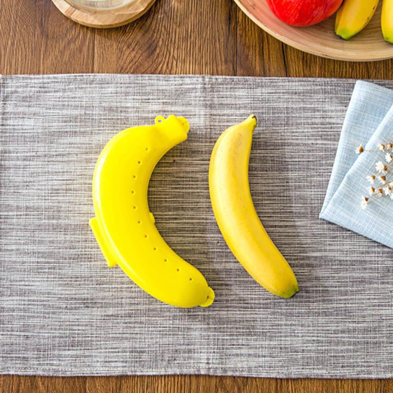 1Pc Banana Food Container Storage Kids Holder Preservation Box Boxes Fresh High
