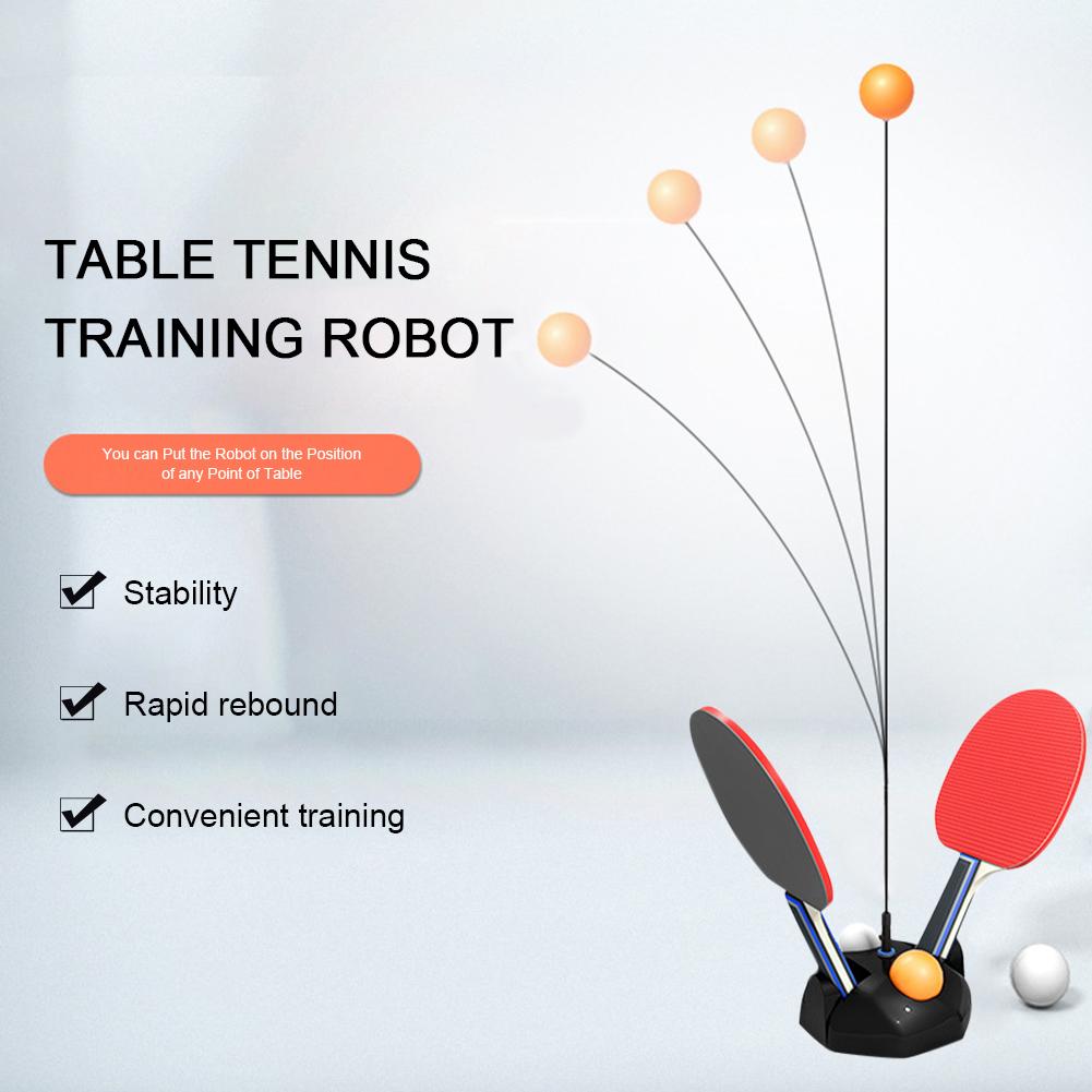 Tafeltennis Trainer Beweegbare Elastische Zachte As Vision Training Verstelbare Hoogte Leisure Decompressie Sport Ping Pong Ballen