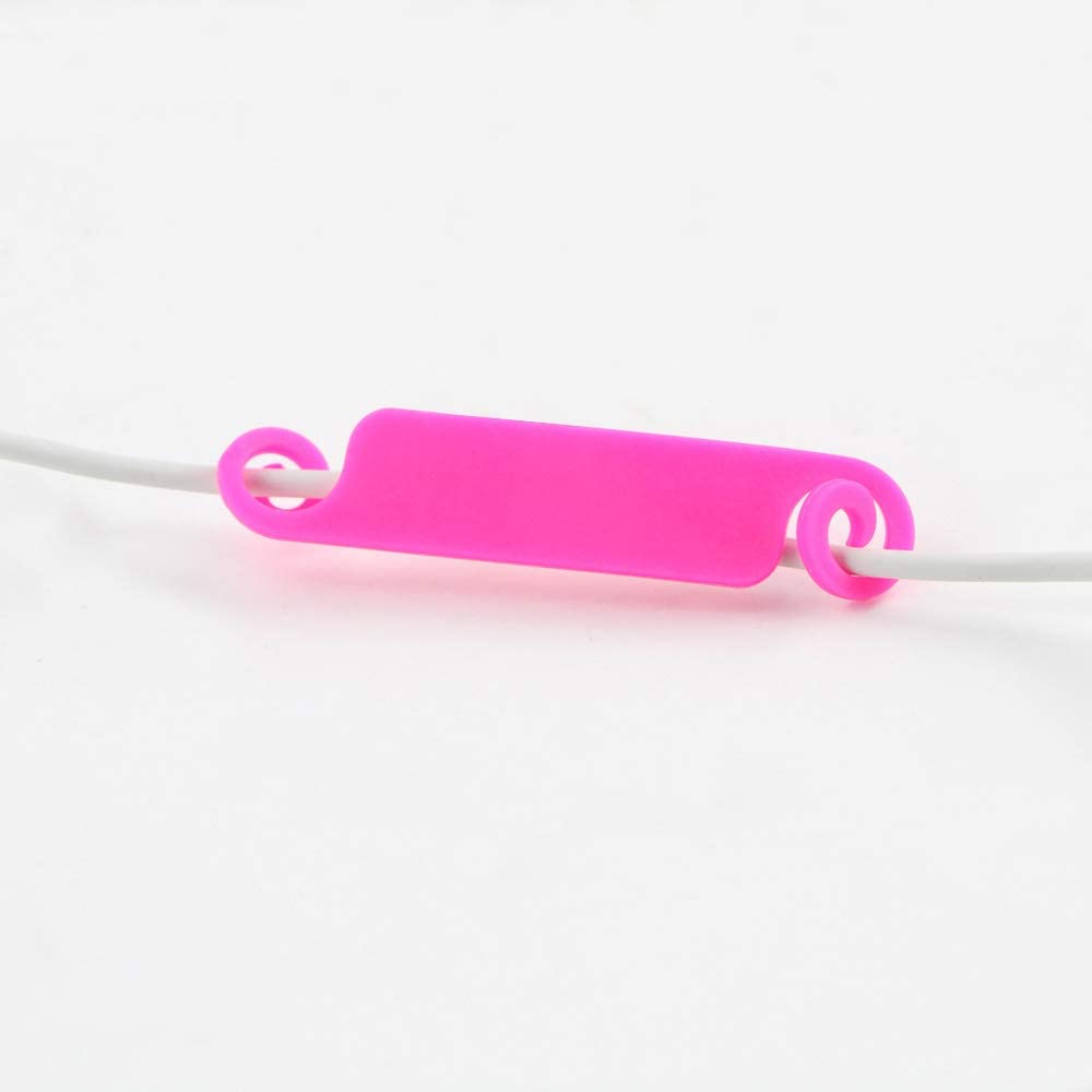 20 Pcs Cable Tags Cable Management Tags Multicolor Cable Labels Cord Identification Tags for USB Computer Phone Charger