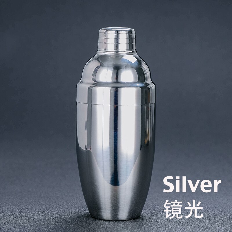 Coctelera de acero inoxidable, 500ml, 3 piezas: Silver