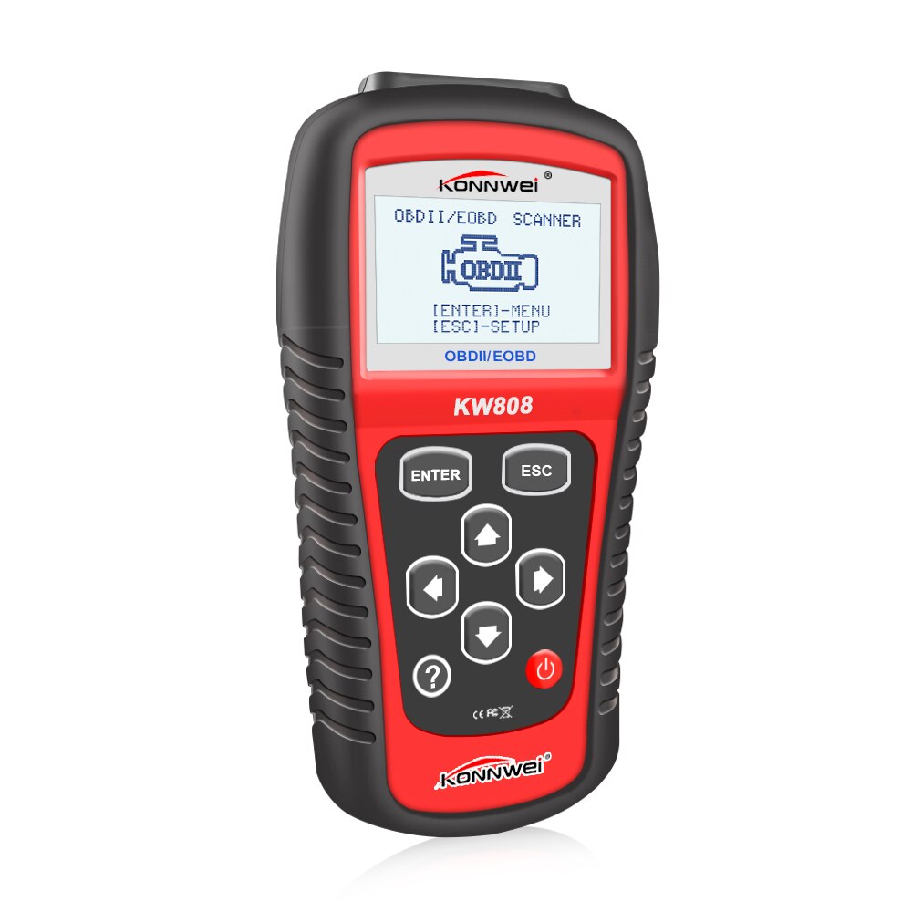KW808 OBD Car Scanner OBD2 Auto Automotive Diagnostic Scanner Tool Supports CAN J1850 Engine Fualt Code Reader