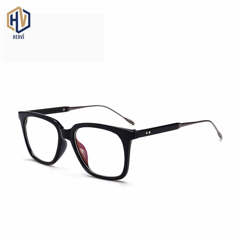 Gafas graduadas con montura cuadrada para hombre y mujer, anteojos con montura cuadrada, Retro, de leopardo, grandes, óptica