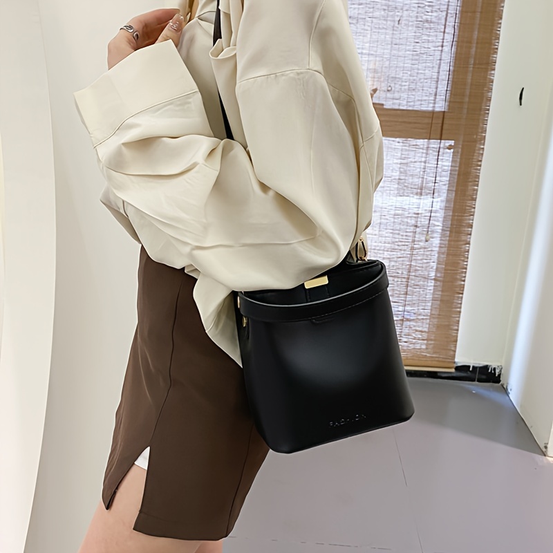 Mini einfarbige Beutel tasche, minimalistisch ische überqueren Karosserie Damen stilvolle Handtasche & Geldbörse
