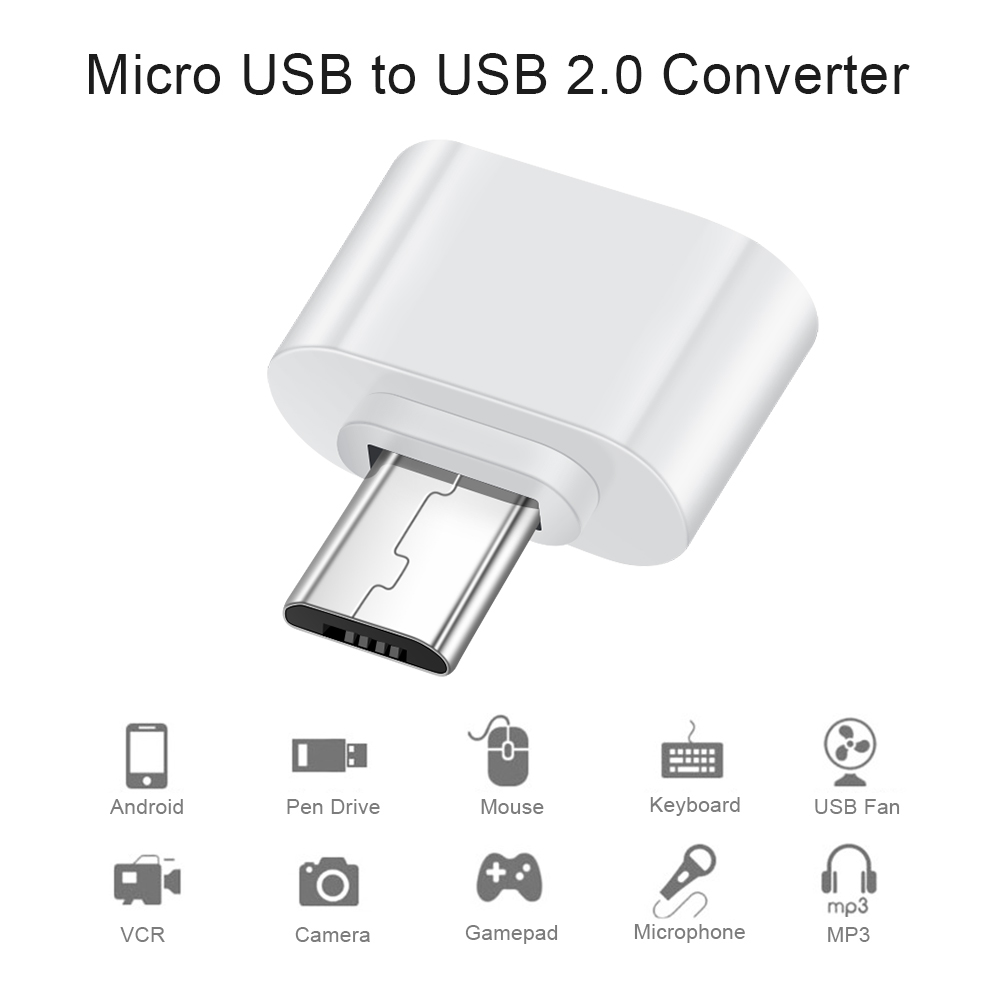 OTG Mikro USB Zu USB 2,0 Buchse Konverter Adapter Clever Verbindung Bausatz Adapter Für Smartphone/Tastatur/Maus/Digital Kamera Ect.