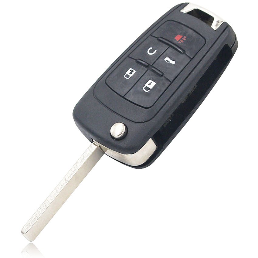 2/3/4/5- painikkeinen muunneltu taittuva avaimenperä chevrolet lova aveo cruzelle, jossa  hu100 leikkaamatonta terää: 5b