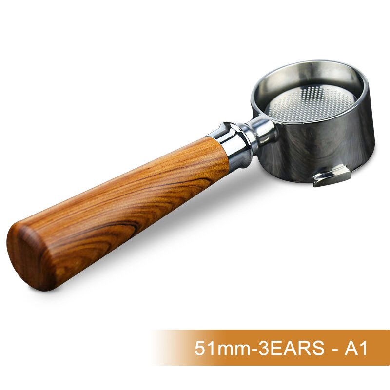 Kaffee Boden Siebträger 51MM Für Delonghi EC680/EC685 Filter 51MM Mit Filter Korb Für Kaffee Maschine Kaffee zubehör: 51mm-3 Ears-A1