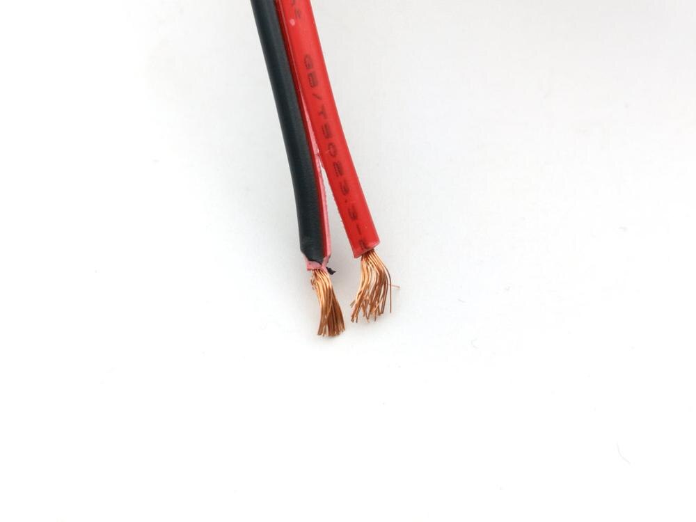 1 Reel 10M 18AWG (Black + Red) Zip Wire COPPER